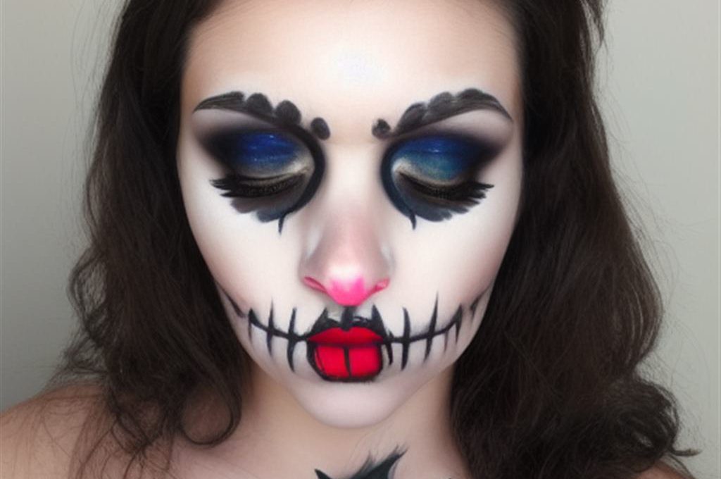 Szybki łatwy makijaż na Halloween Last Minute