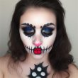 Szybki łatwy makijaż na Halloween Last Minute